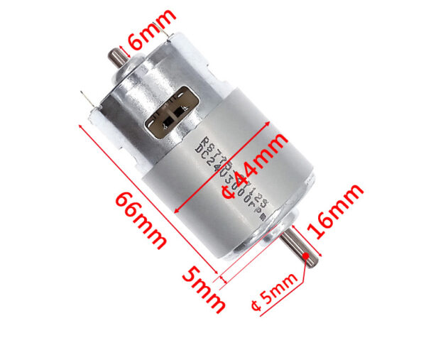 775 DC Μοτέρ ηλεκτρικών εργαλείων 24V - RS775 - Image 6