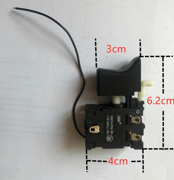 Διακόπτης δραπανοκατσάβιδου 7.2-24Vdc FA021A-5106 FA021A 16A