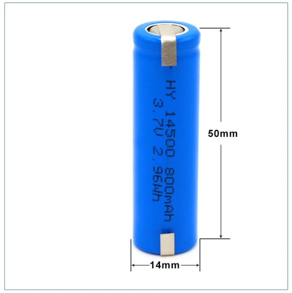 Μπαταρία 14500 800mAh VR2 Li-ion 3.7v - Image 2