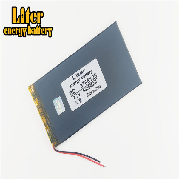 Μπαταρία Λιθίου 3.7V 6000mAh 3766125 για Tablet - Image 2