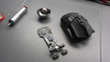 Επισκευή ποντικιού gaming με αντικατάσταση των button