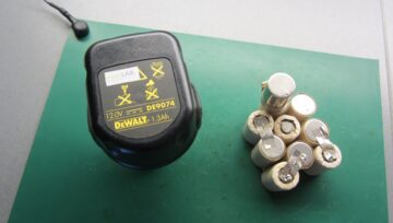 Ανακατασκευή μπαταρίας DeWalt