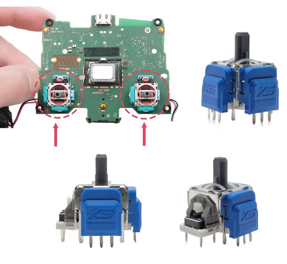 PS5 KS TMR Hall Effect ανταλλακτικό Joystick - Image 5