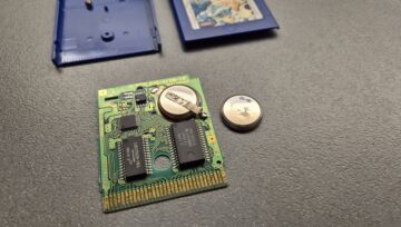 Αλλαγή μπαταρίας σε κασέτα παιχνιδιού GameBoy